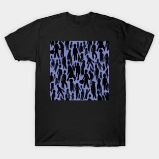 Crowded Street Pattern T-Shirt